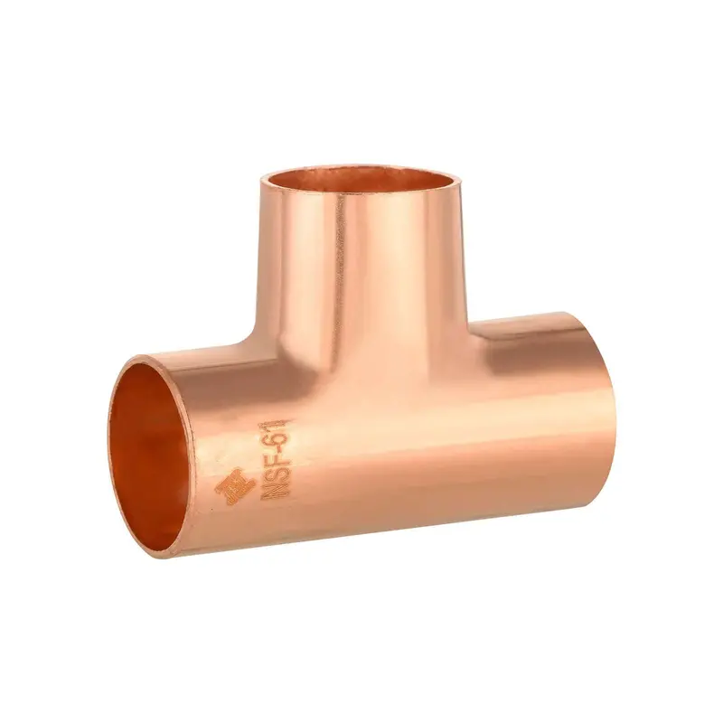 1-1/2-Inch Copper Tee Fitting (Three-Way Branch) 1