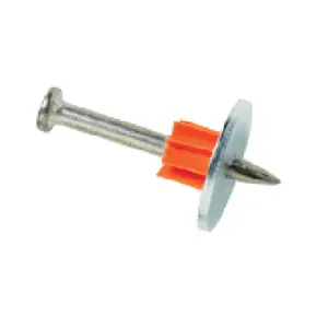 1-1/4-Inch Drive Pins With Washer – Heavy-Duty Fasteners, 100-Pack 1