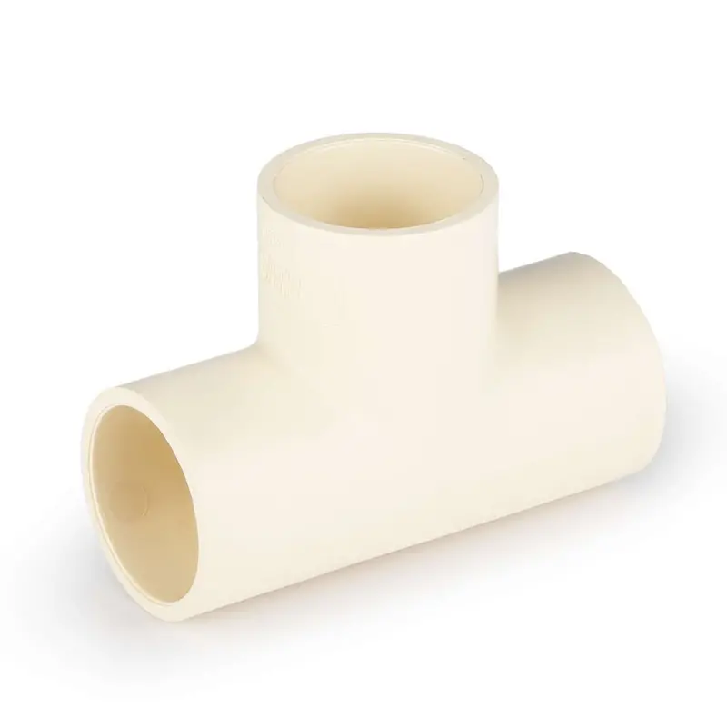 1/2-Inch Cpvc Cts Socket Tee – Compatible With Standard Cpvc Pipe 1