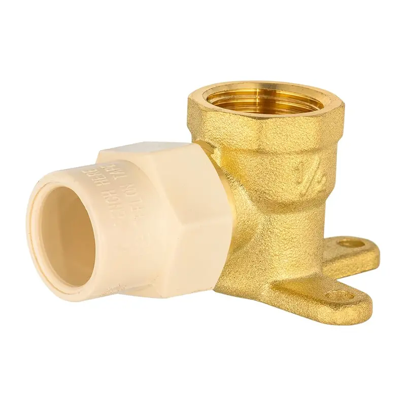 1/2-Inch Cpvc × Female Npt Brass Drop-Ear Elbow (Lead-Free) 1