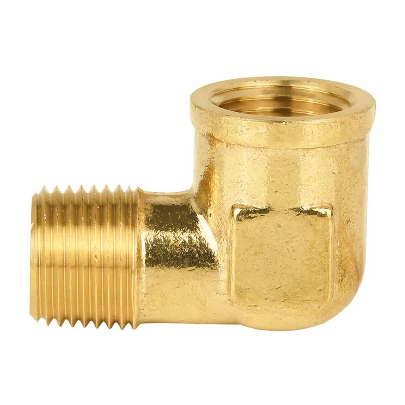 1/2 Inch Male National Pipe Thread To Female National Pipe Thread 90-Degree Elbow Fitting 1