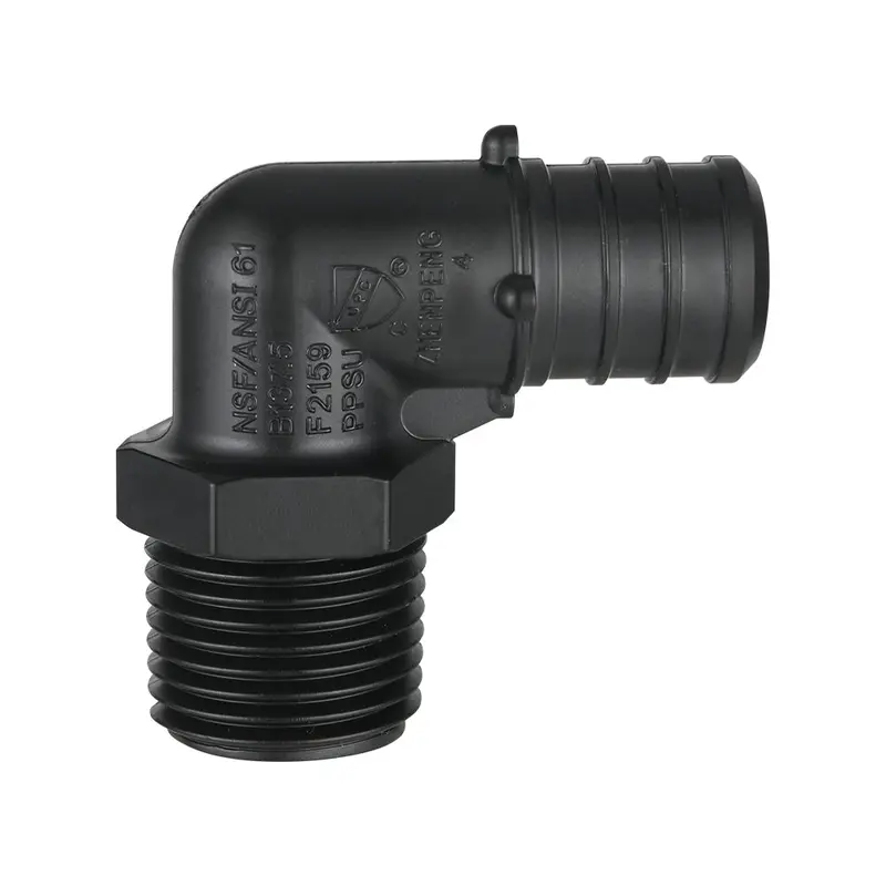 1/2" Ppsu Male Elbow For Pex-B Crimp Systems 1