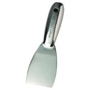 1.5" Feather Strong Stainless Steel Putty Knife For Precision Filling 1