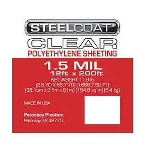 1.5-Mil Clear Plastic Sheeting – 12 Ft × 200 Ft 1