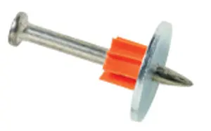 1-Inch Drive Pins With 16-Gauge Metal Washer – 100-Pack 1