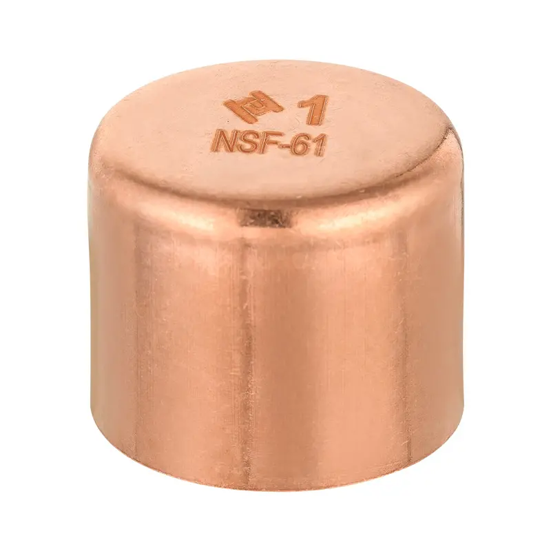 1-Inch Solder-Type Copper Pipe End Cap (Plug) 1