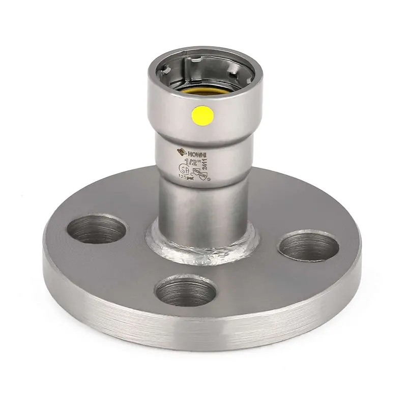 10-Pack 1-1/2-Inch Carbon Steel Flange With 4-Bolt Pattern 1