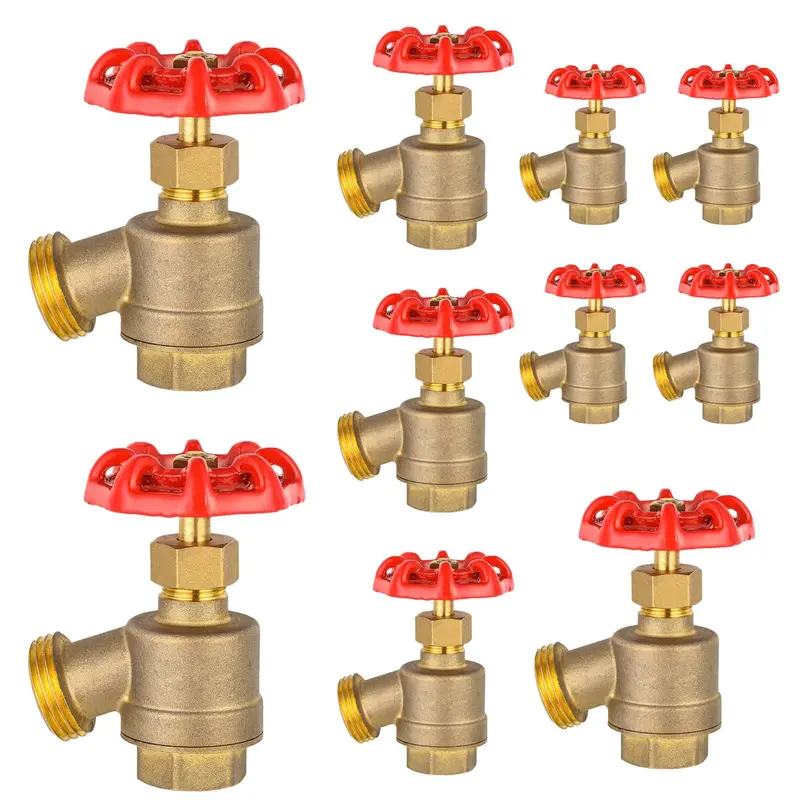 10-Pack 1/2" Fip X 3/4" Mht Bent-Nose Garden Hose Valve 1