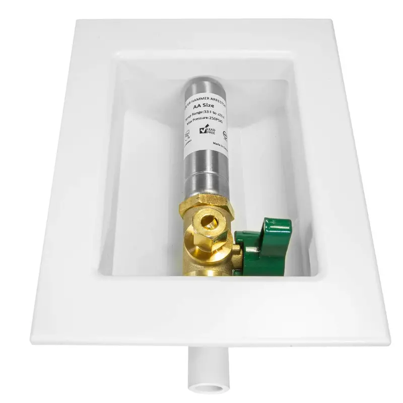 10-Pack 1/2-Inch Cpvc Ice Maker Outlet Box With Stainless Steel Hammer Arrestor 1