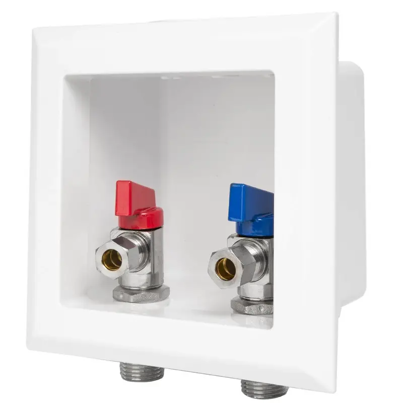 10-Pack 1/2-Inch Sweat Mip Faucet Outlet Box With Integrated 1/4-Turn Ball Valve 1
