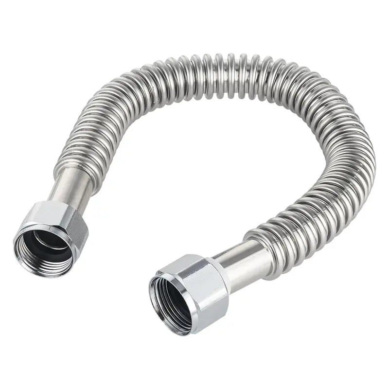 10-Pack 1" Fip X 1" Fip X 24" Stainless Steel Corrugated Hose Assembly 1