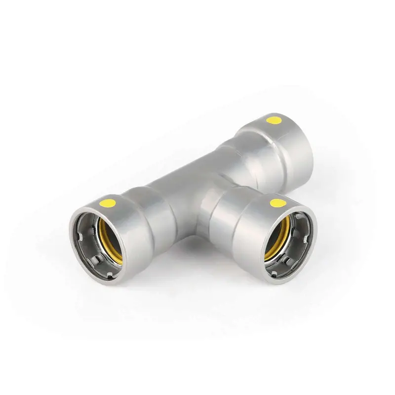 10-Pack 1-Inch Carbon Steel Press Tee Fitting 1