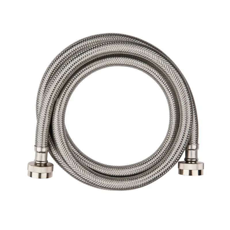 10-Pack 5-Foot Stainless Steel Washing Machine Supply Hoses 1