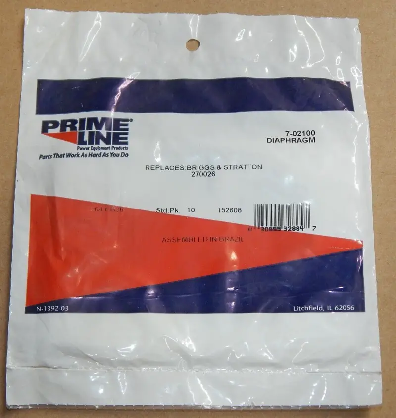 10-Pack Briggs & Stratton Carburetor Diaphragm – Part Number 270026 1