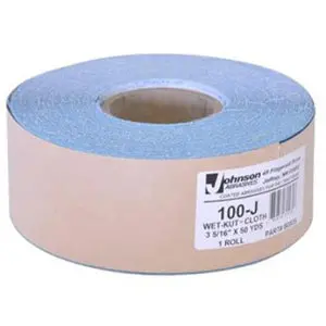 100-Grit Wet-Kut Sanding Cloth Roll – 3-5/16" Wide × 50 Yards 1
