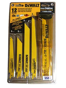 12-Piece Bi-Metal Reciprocating Saw Blade Set With Telescoping Storage Case 1