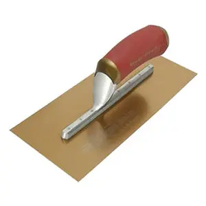16-Inch By 5-Inch Duraflex Finishing Trowel – Golden Stainless Steel 1