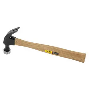 16-Ounce Curved-Claw Nailing Hammer – 13.25-Inch Wood Handle 1
