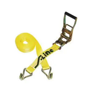 2" X 27' Ratchet Strap With Double J-Hooks 1