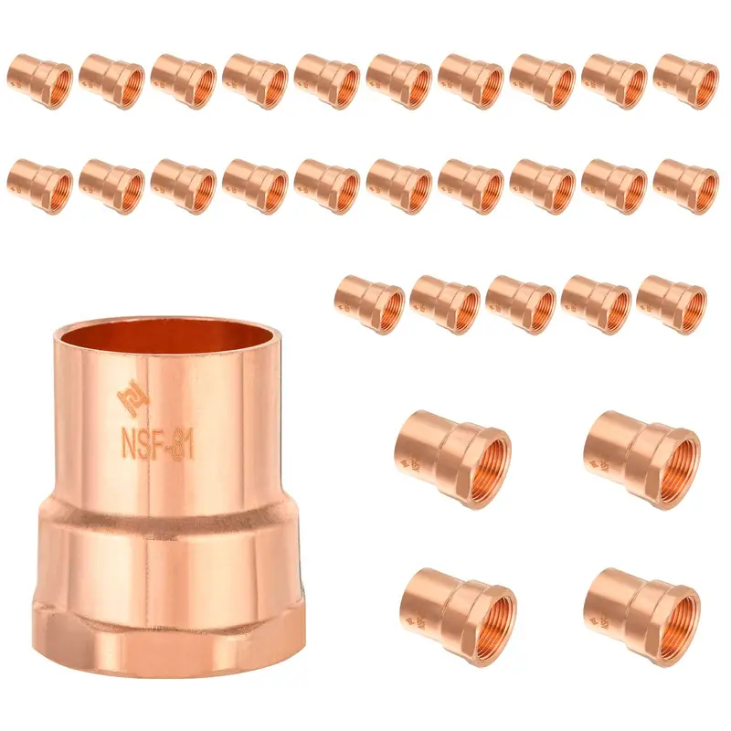 30-Pack 1-1/2" Copper-To-Female Npt Adapter (C X Fnpt) 1