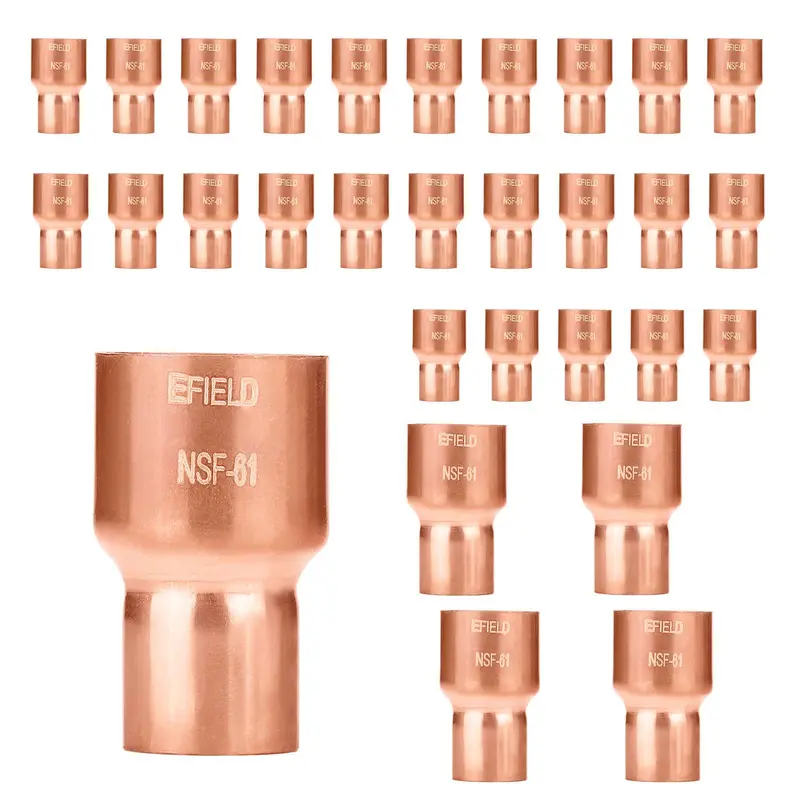 30-Pack 1-1/2-Inch X 1-1/4-Inch Ftg-To-Copper Reducer – Wholesale Pack 1