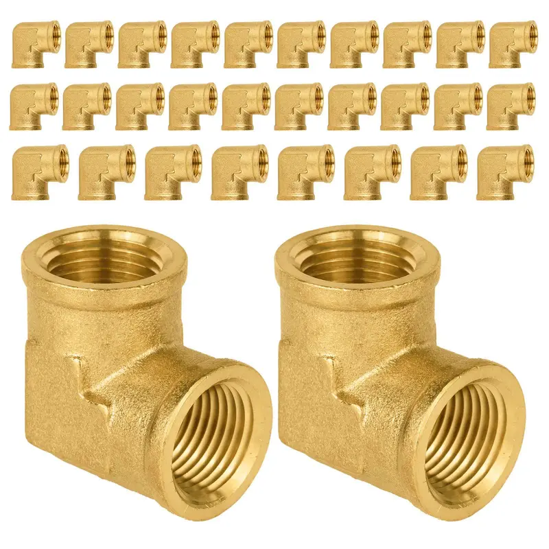 30-Pack 1/2" Female Npt Brass Elbow 1