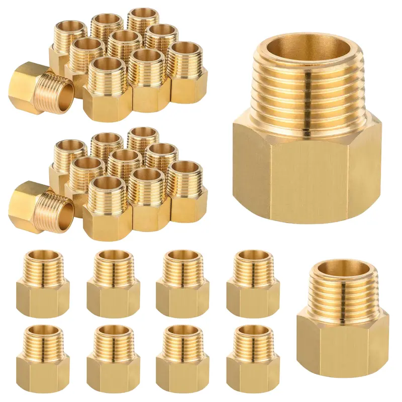 30-Pack 1/2-Inch Male X 3/4-Inch Female Npt Brass Connectors 1