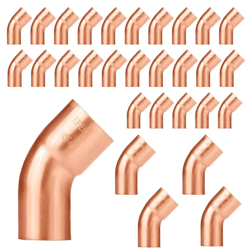 30-Pack 1-Inch Ftg-To-Copper 45-Degree Street Elbow – Wholesale 1