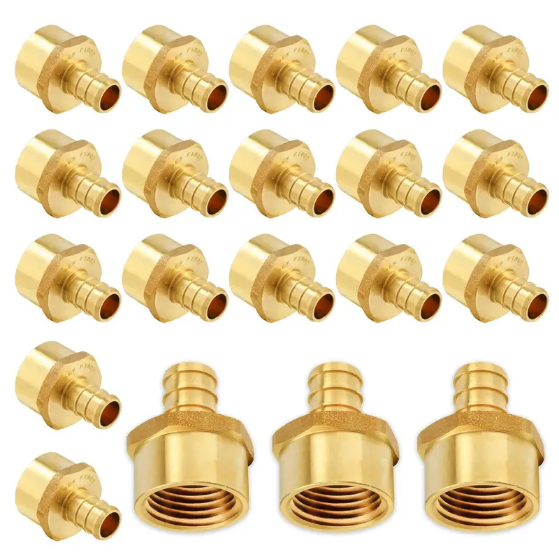 30-Pack 1" Pex-B Crimp X 3/4" Female Threaded Adapter (Lead-Free) 1