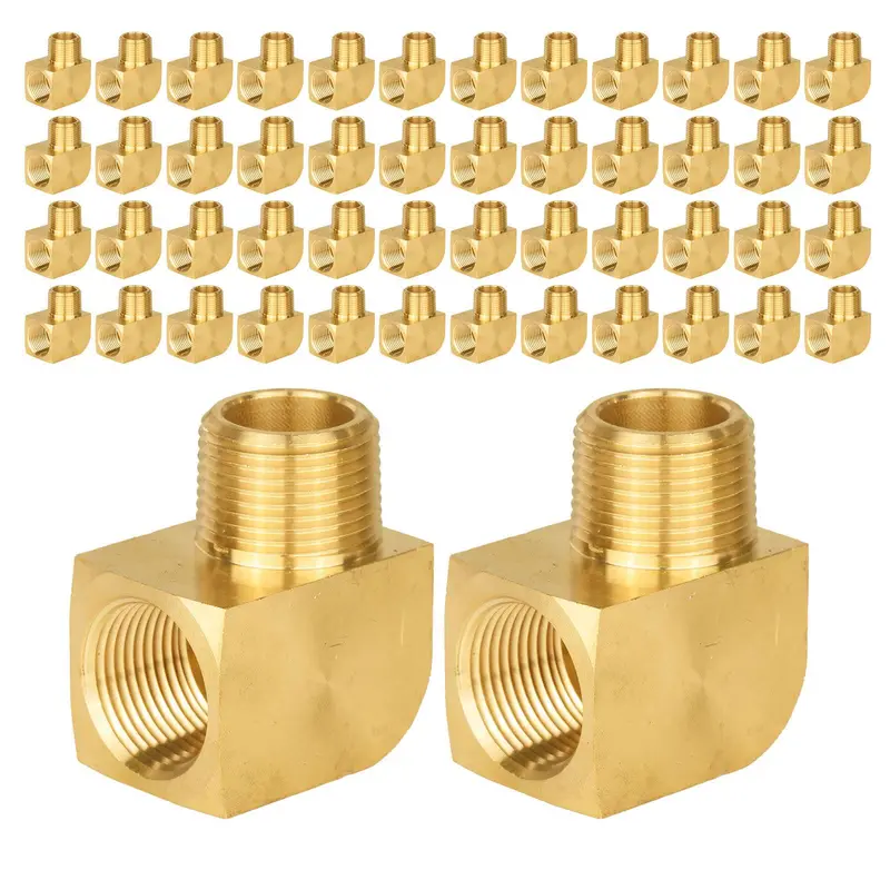 30-Pack 3/4-Inch Mnpt To Fnpt Extruded Brass Elbow 1