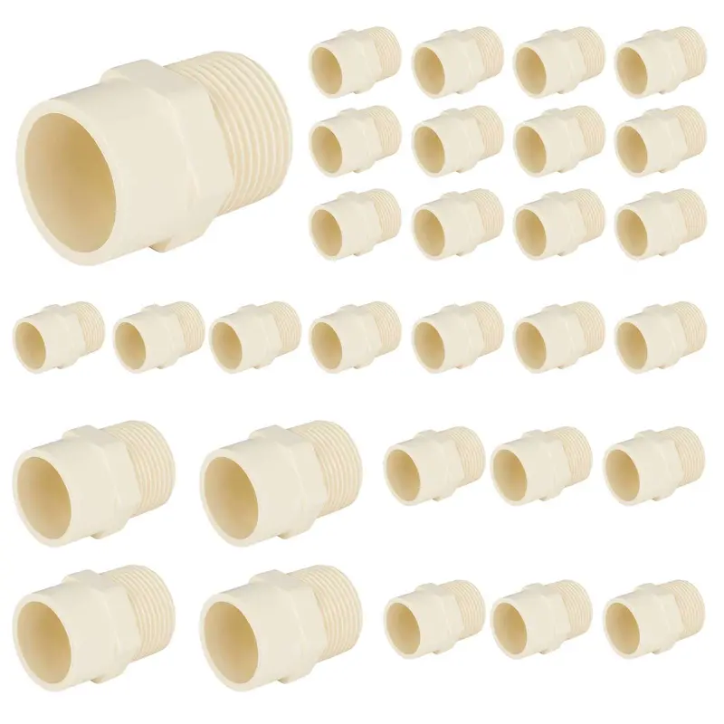 30-Pack Cpvc To Brass Adapter: 3/4" Socket To 1/2" Male Iron Pipe (Mip) 1