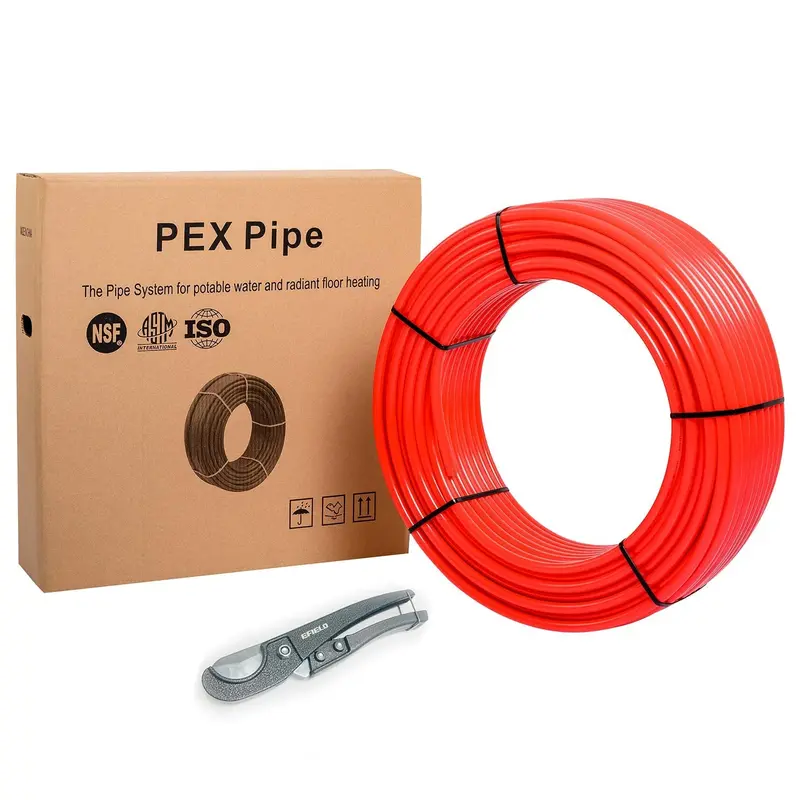 300-Foot Roll Of 1/2-Inch Oxygen-Barrier Pex-B Tubing – Red, Nsf-Certified 1