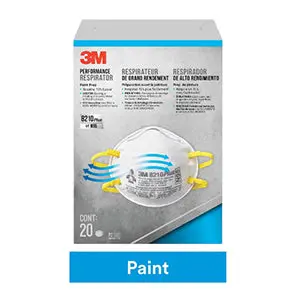 3M 8210+N95 Particulate Respirator – Dust And Sanding Protection (Pack Of 20) 1