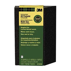 3M Angled Medium-Grit Sanding Sponge (4-7/8" X 2-7/8") 1