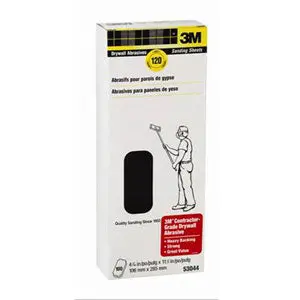 3M Drywall Sanding Sheets – 80-Grit Coarse Surface Prep 1