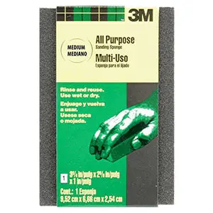 3M Fine-To-Medium Grit Small-Area Sanding Sponge 1