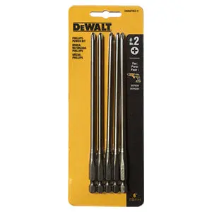6" Phillips Bit Set (5-Piece) 1