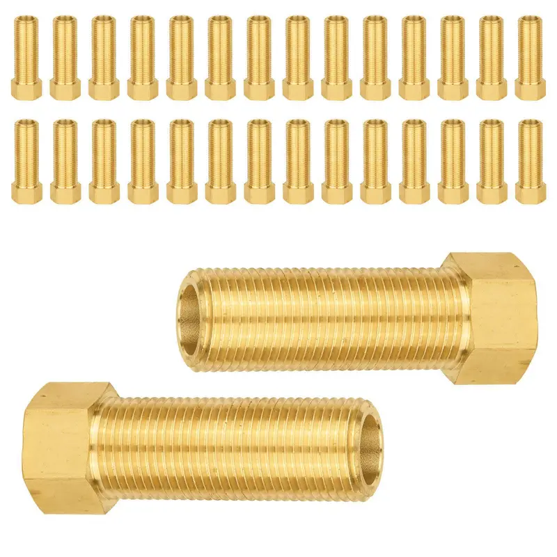 70Mm (1/2") Fip To Mip Brass Coupling – 30-Count 1