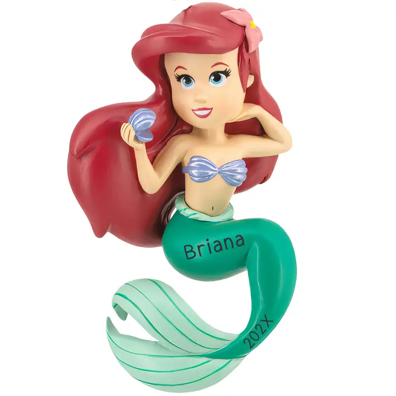 Ariel-Themed Personalized Ornament – Disney Fan Favorite 1