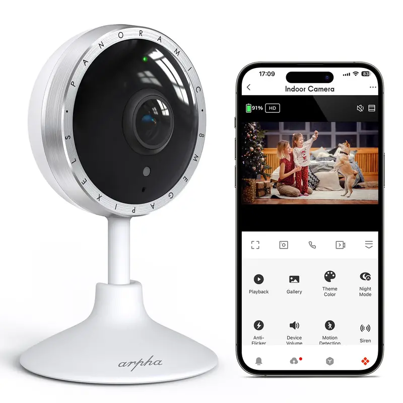 Arpha Guard Outdoor Security Camera – 4K Wireless, Color Night Vision, Ip67 Rated & Battery Powered 1