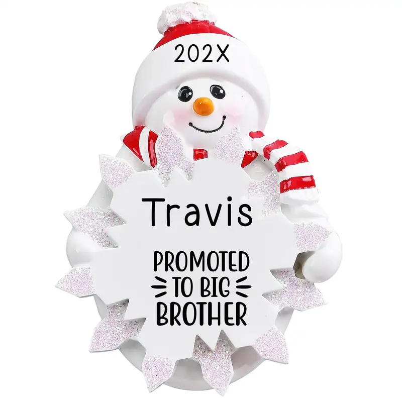 Big Brother Milestone Ornament – Personalized Celebration 1