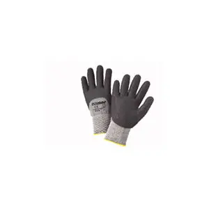 Black Foam-Nitrile Work Glove – 3/4-Dip Dotted Palm, Size 2Xl 1