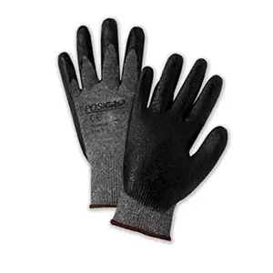 Black Lunar Durable Work Gloves: Foam Nitrile Palm, Nylon Back – X-Large 1