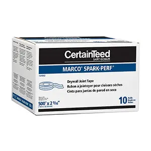 Certainteed Marco Spark-Perf Drywall Joint Tape – 2 1/16" X 500' 1