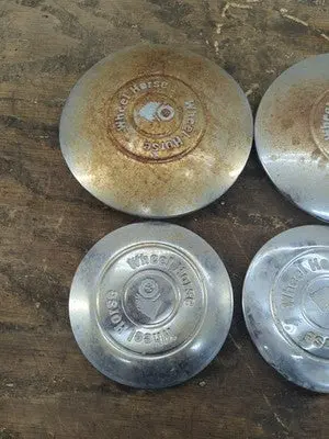 Chrome Hub Wheel Caps For Wheel Horse 520-H, 518, 516, 416, 414 & 312 Tractors 1