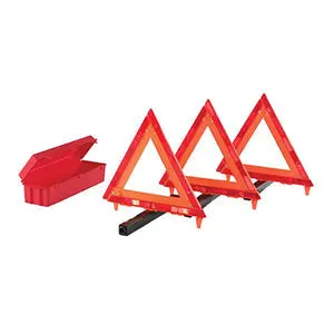 Cortina Emergency Warning Triangle Kit – 3-Pack For Roadside Safety 1