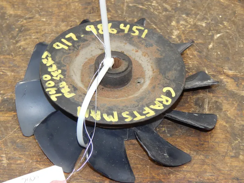 Craftsman 917.986451 Transmission Pulley & Cooling Fan – Part #422126 / 73386 1