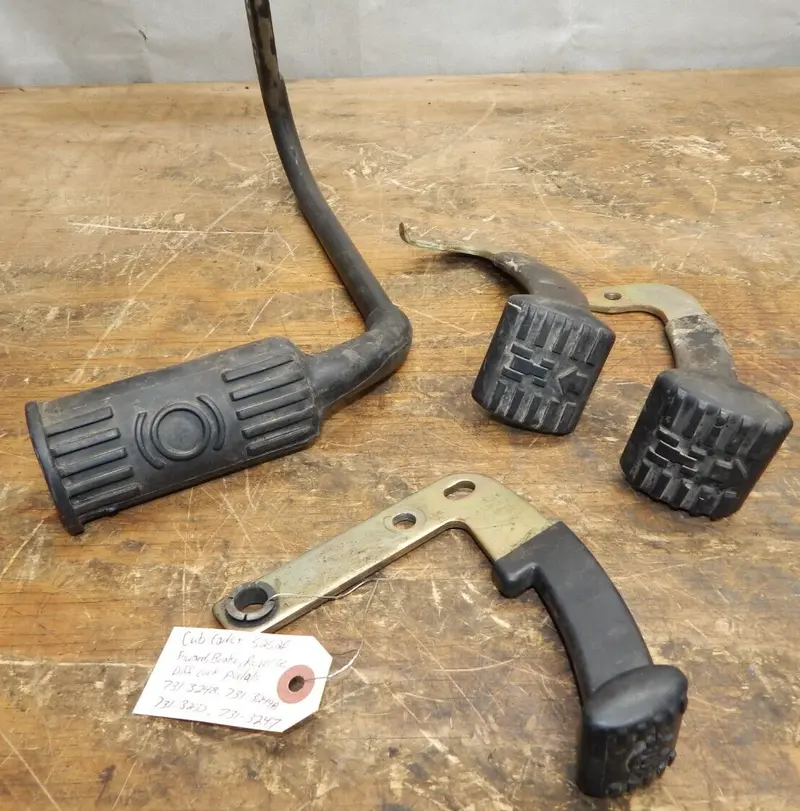 Cub Cadet 5252E Tractor Pedal Set – Includes All Four Controls (731-3247, 731-3248, 731-3249A, 731-3250) 1