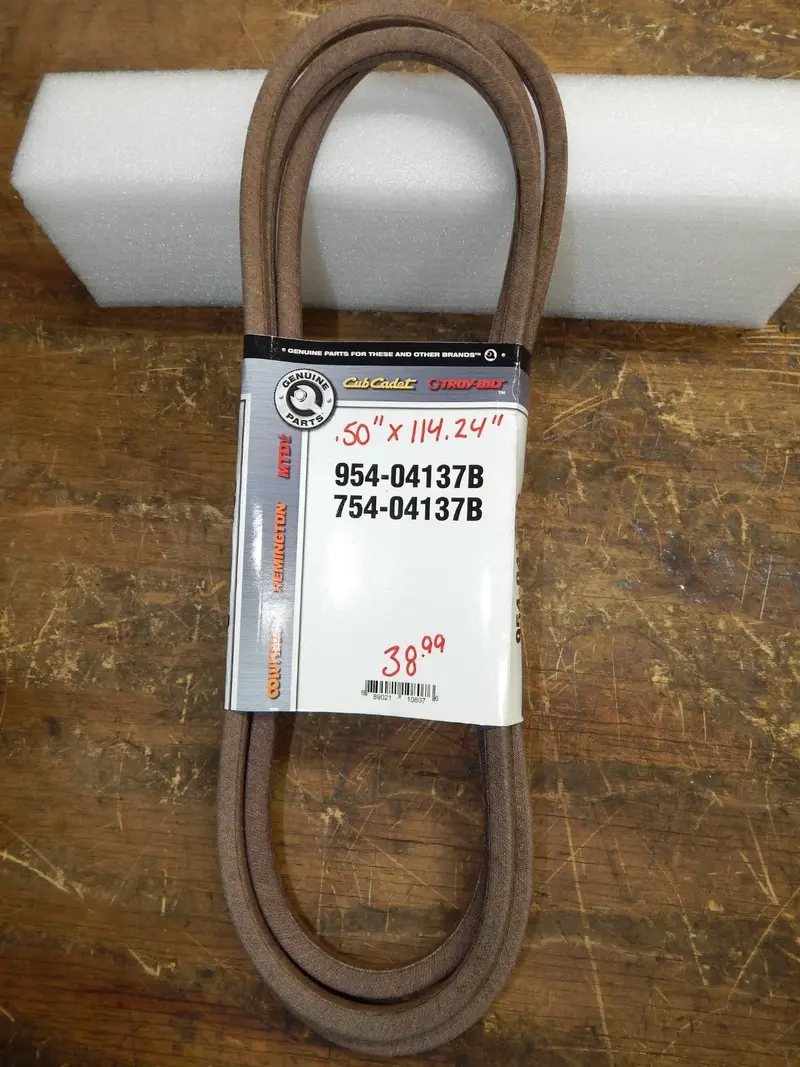 Cub Cadet & Mtd B-Section Belt – .50" X 114.24", Oem 954-04137B / 754-04137B 1