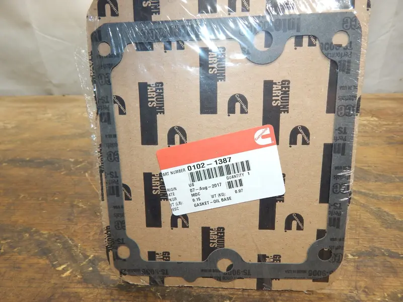 Cummins Onan Oil Base Gasket – Part Number 0102-1387 For Generator Sets 1